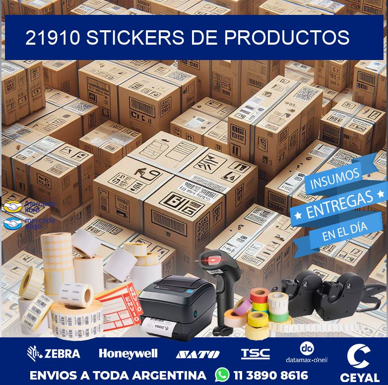 21910 STICKERS DE PRODUCTOS