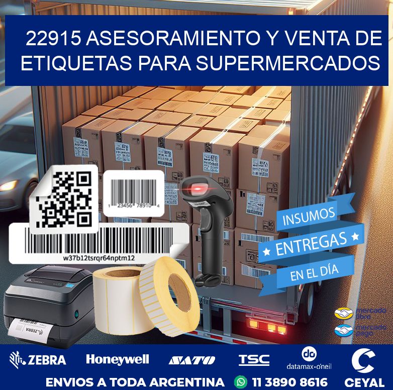 22915 ASESORAMIENTO Y VENTA DE ETIQUETAS PARA SUPERMERCADOS