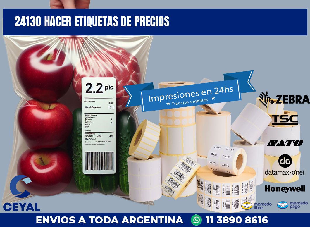24130 HACER ETIQUETAS DE PRECIOS