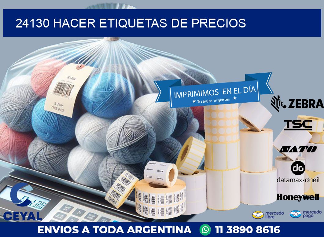 24130 HACER ETIQUETAS DE PRECIOS