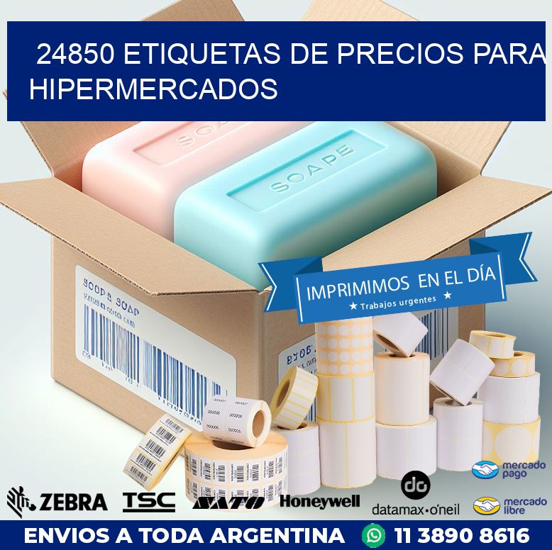24850 ETIQUETAS DE PRECIOS PARA HIPERMERCADOS