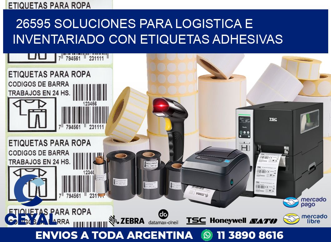 26595 SOLUCIONES PARA LOGISTICA E INVENTARIADO CON ETIQUETAS ADHESIVAS
