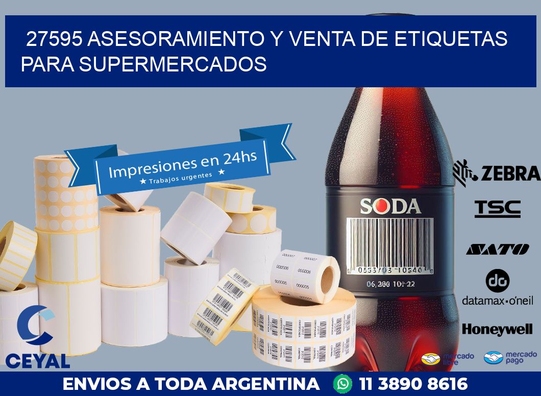 27595 ASESORAMIENTO Y VENTA DE ETIQUETAS PARA SUPERMERCADOS
