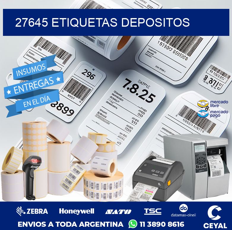 27645 ETIQUETAS DEPOSITOS