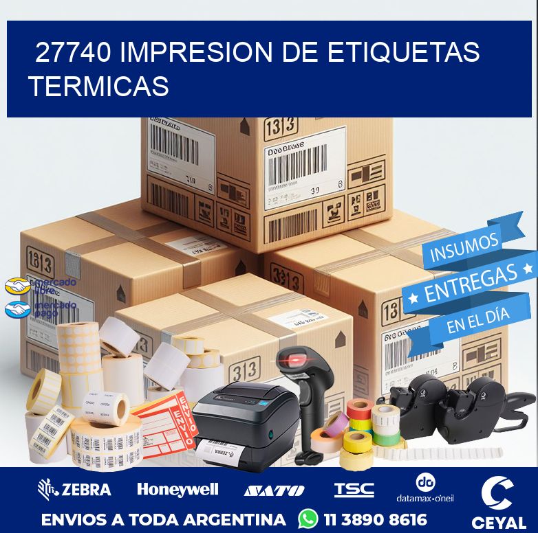 27740 IMPRESION DE ETIQUETAS TERMICAS