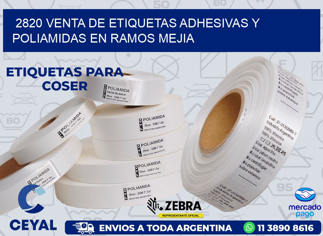 2820 VENTA DE ETIQUETAS ADHESIVAS Y POLIAMIDAS EN RAMOS MEJIA