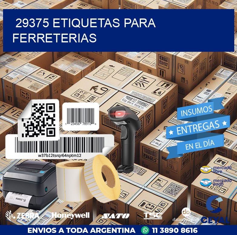 29375 ETIQUETAS PARA FERRETERIAS