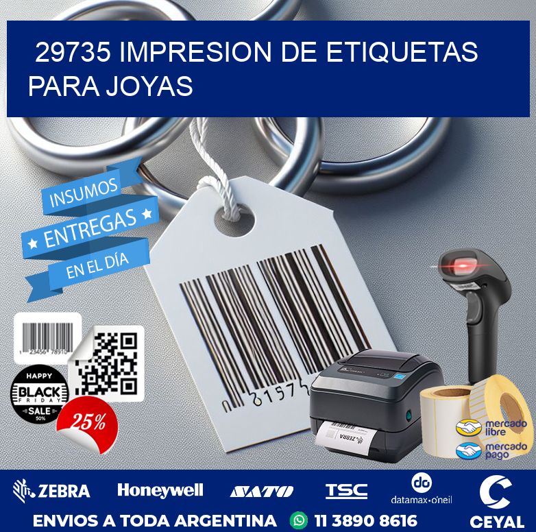 29735 IMPRESION DE ETIQUETAS PARA JOYAS