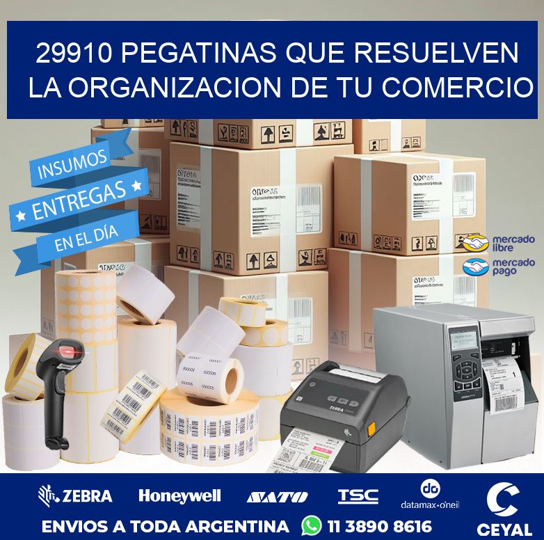 29910 PEGATINAS QUE RESUELVEN LA ORGANIZACION DE TU COMERCIO