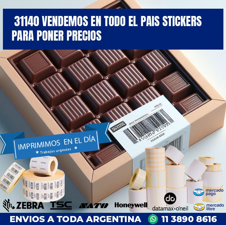 31140 VENDEMOS EN TODO EL PAIS STICKERS PARA PONER PRECIOS