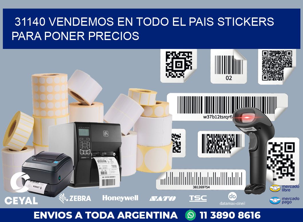 31140 VENDEMOS EN TODO EL PAIS STICKERS PARA PONER PRECIOS
