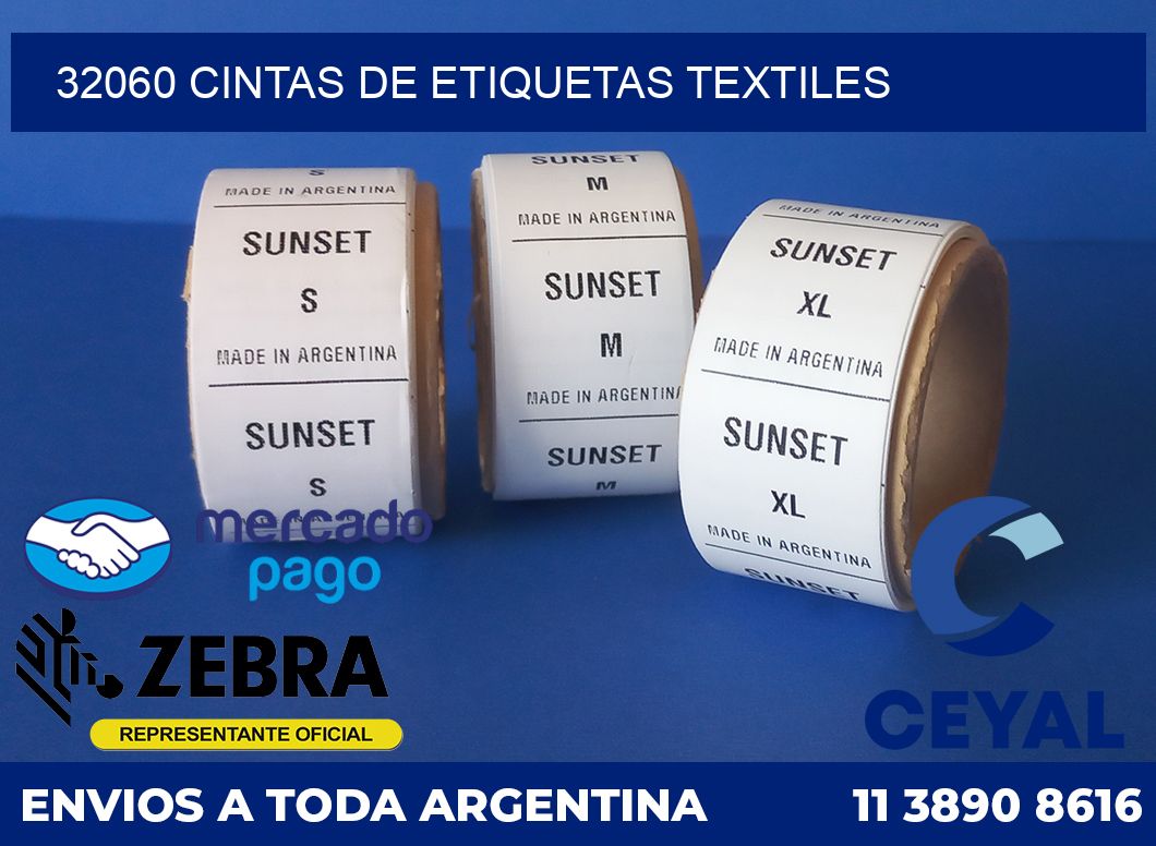 32060 CINTAS DE ETIQUETAS TEXTILES