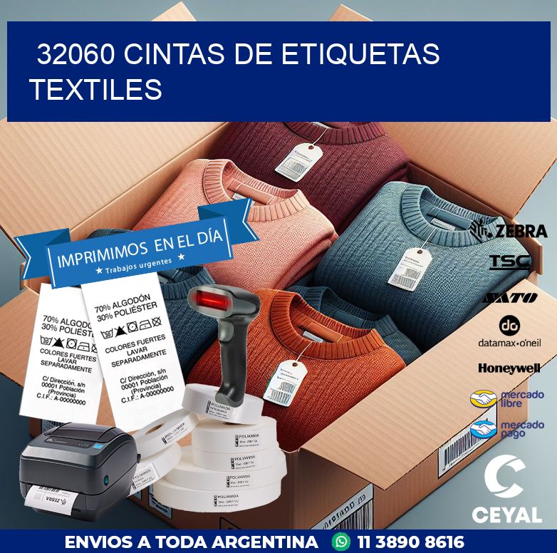 32060 CINTAS DE ETIQUETAS TEXTILES
