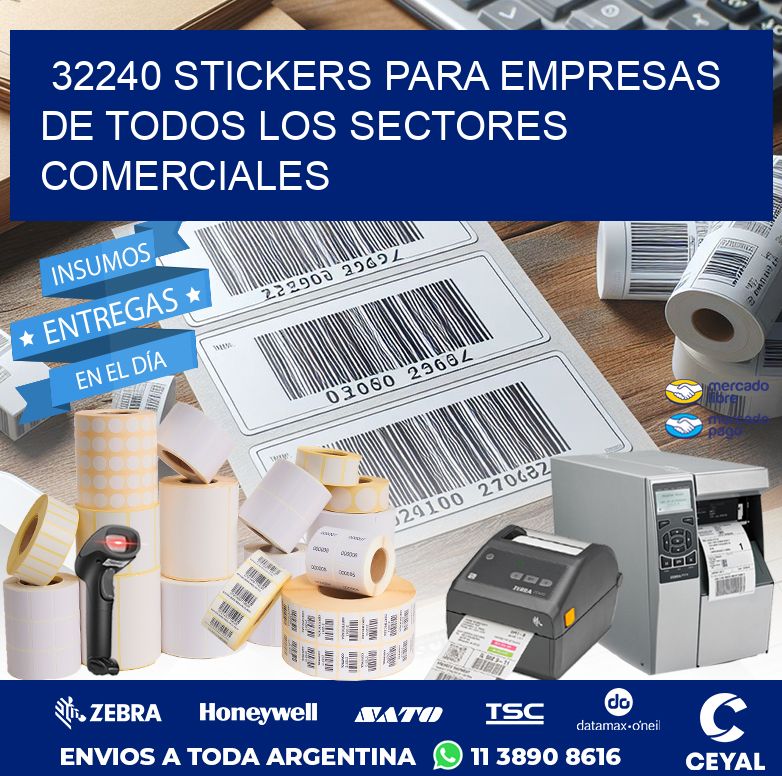 32240 STICKERS PARA EMPRESAS DE TODOS LOS SECTORES COMERCIALES