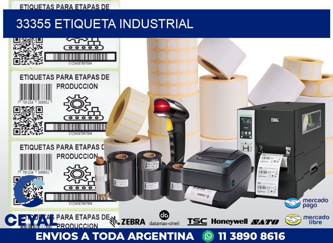 33355 ETIQUETA INDUSTRIAL