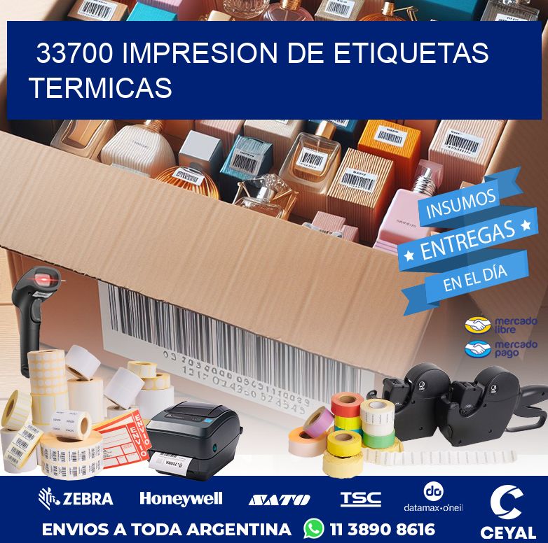 33700 IMPRESION DE ETIQUETAS TERMICAS