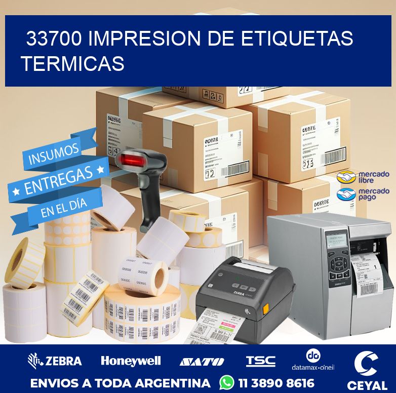 33700 IMPRESION DE ETIQUETAS TERMICAS