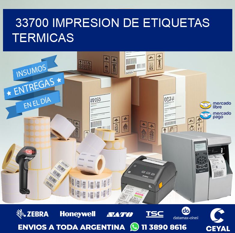 33700 IMPRESION DE ETIQUETAS TERMICAS