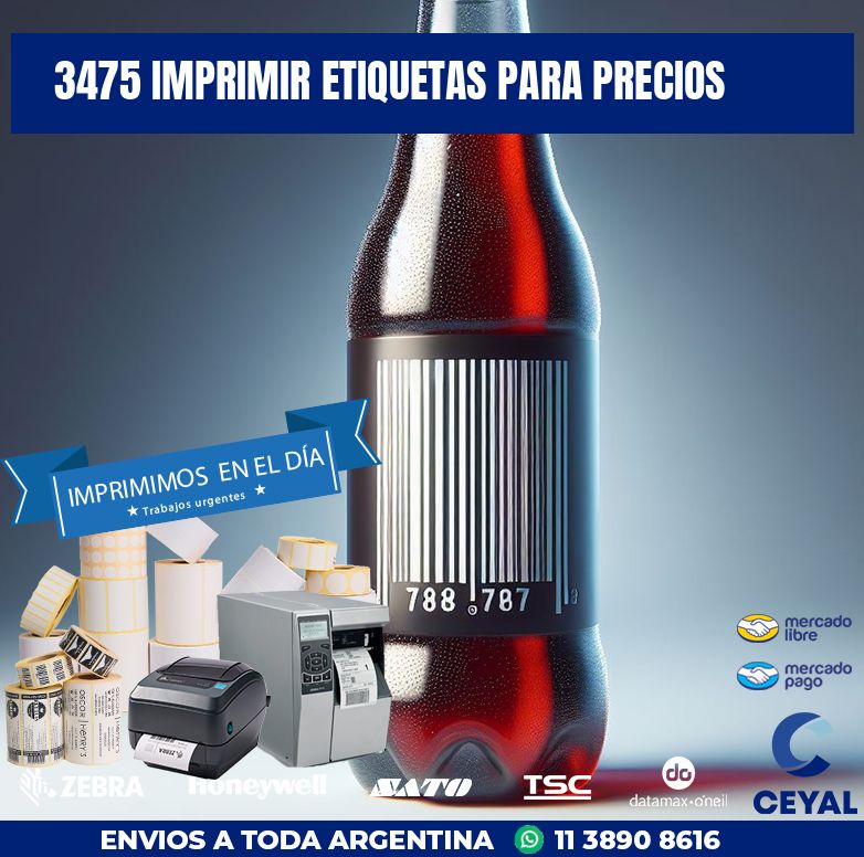 3475 IMPRIMIR ETIQUETAS PARA PRECIOS