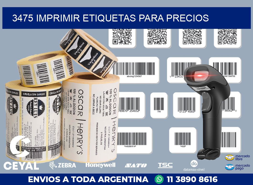 3475 IMPRIMIR ETIQUETAS PARA PRECIOS