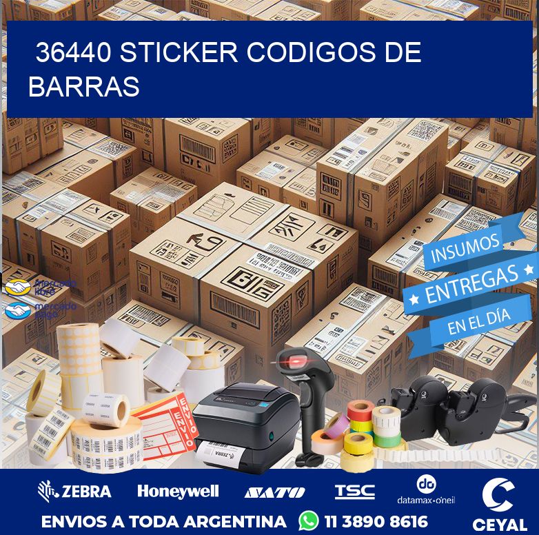 36440 STICKER CODIGOS DE BARRAS