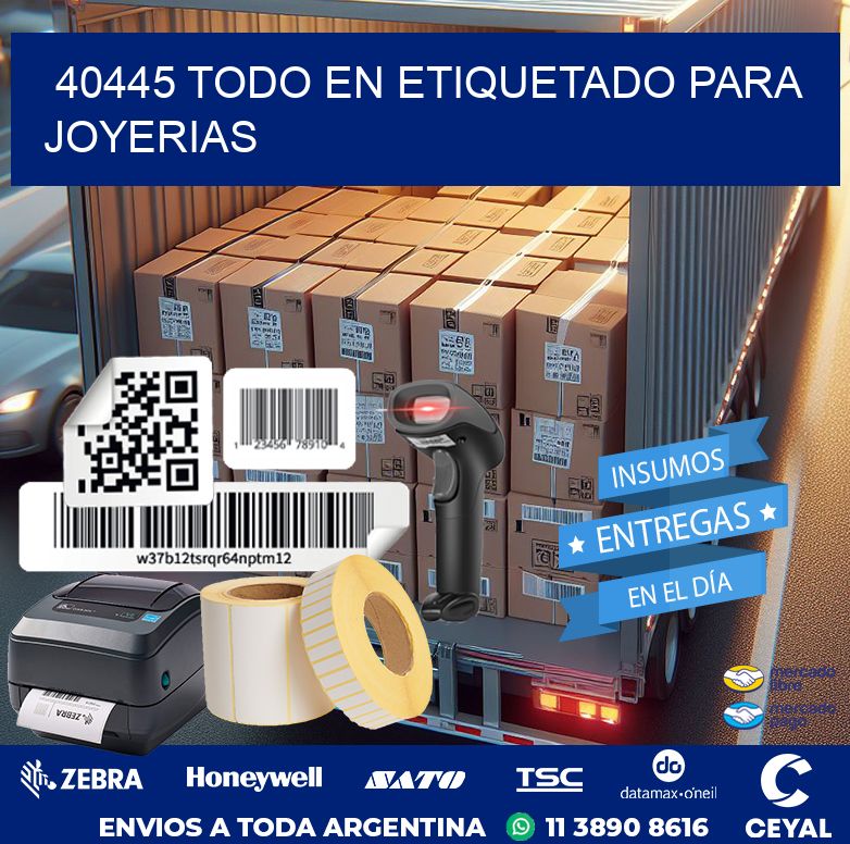 40445 TODO EN ETIQUETADO PARA JOYERIAS