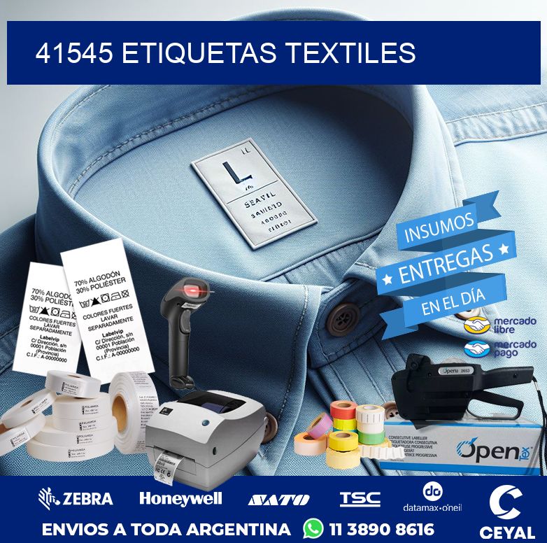 41545 ETIQUETAS TEXTILES
