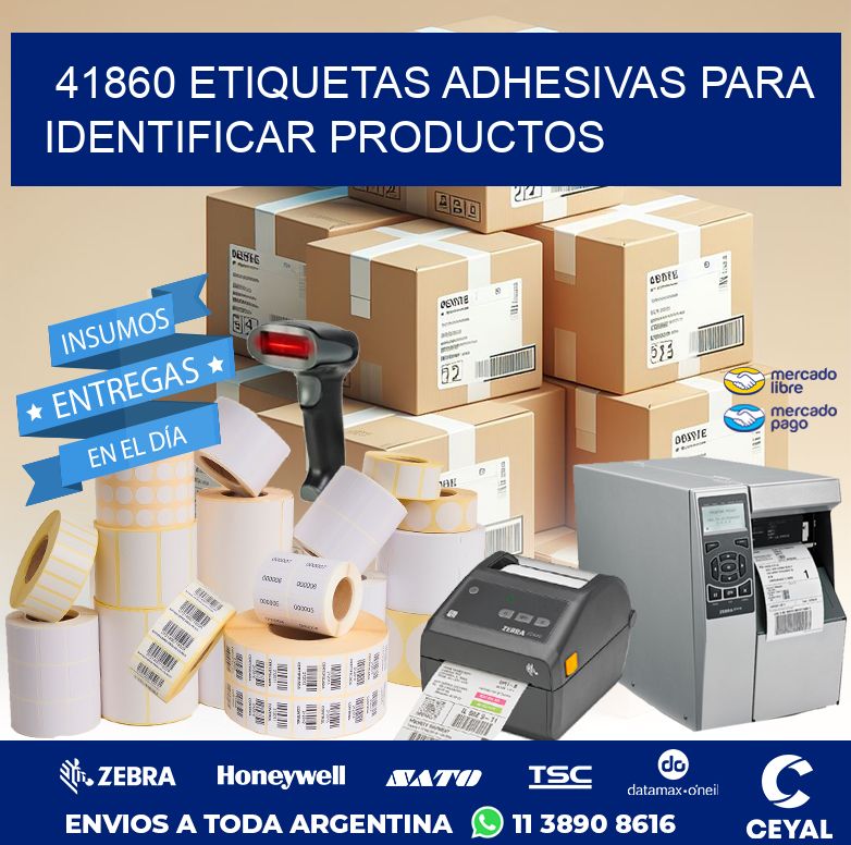 41860 ETIQUETAS ADHESIVAS PARA IDENTIFICAR PRODUCTOS