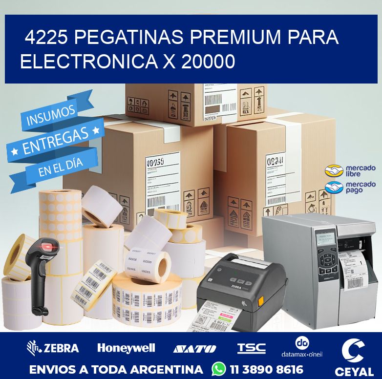 4225 PEGATINAS PREMIUM PARA ELECTRONICA X 20000