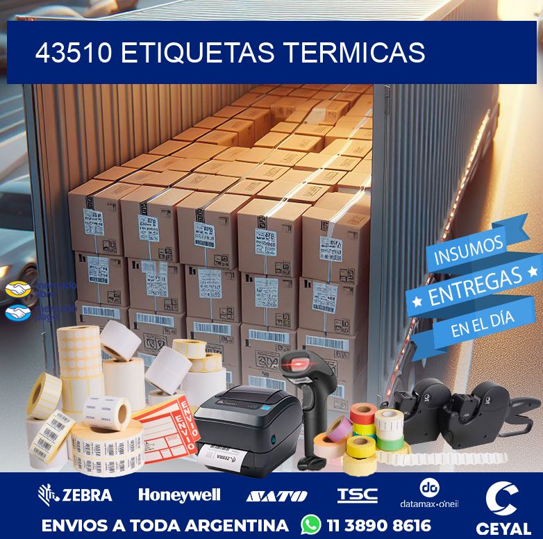 43510 ETIQUETAS TERMICAS