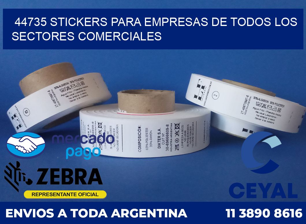 44735 STICKERS PARA EMPRESAS DE TODOS LOS SECTORES COMERCIALES