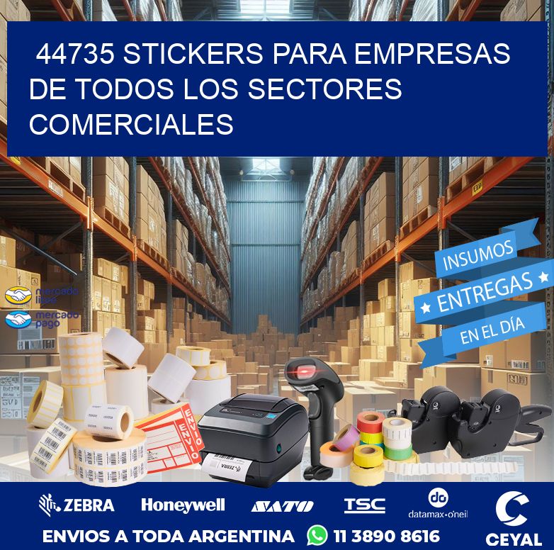 44735 STICKERS PARA EMPRESAS DE TODOS LOS SECTORES COMERCIALES