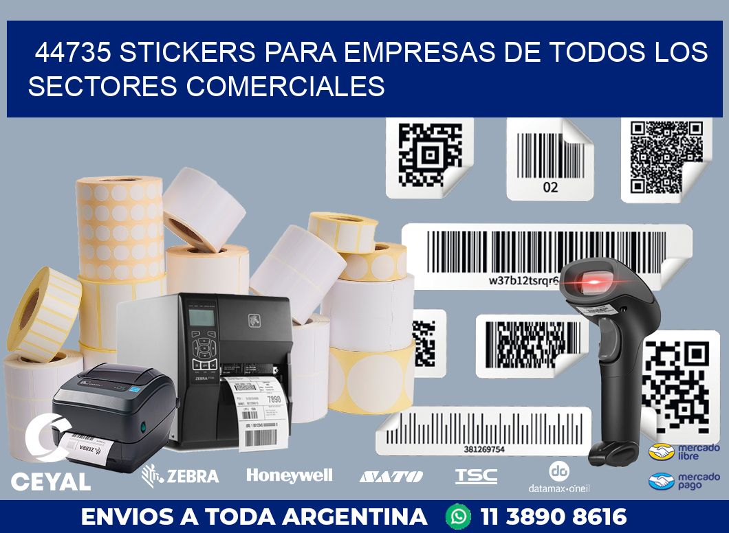 44735 STICKERS PARA EMPRESAS DE TODOS LOS SECTORES COMERCIALES