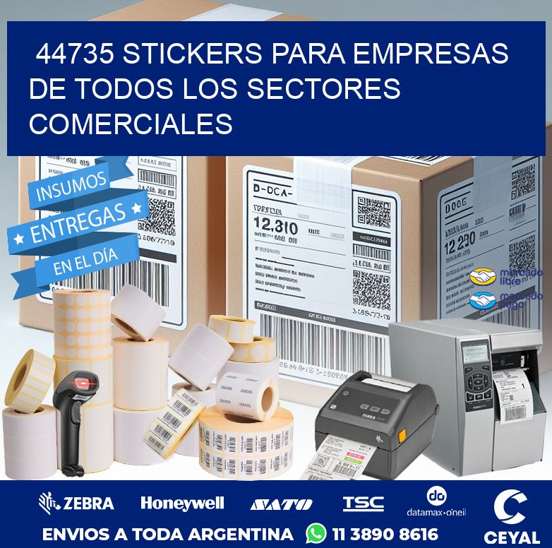 44735 STICKERS PARA EMPRESAS DE TODOS LOS SECTORES COMERCIALES