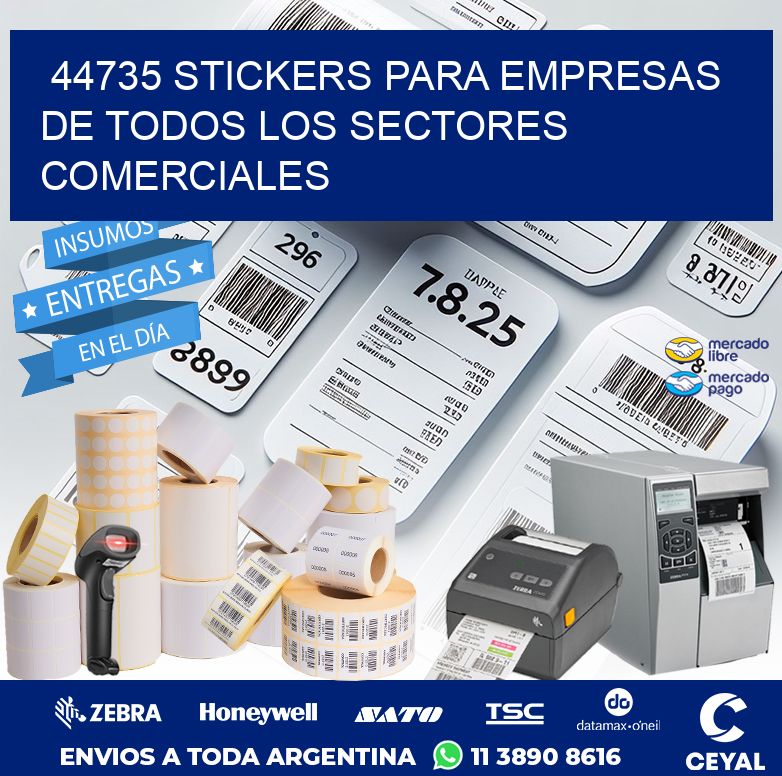 44735 STICKERS PARA EMPRESAS DE TODOS LOS SECTORES COMERCIALES