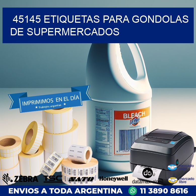 45145 ETIQUETAS PARA GONDOLAS DE SUPERMERCADOS