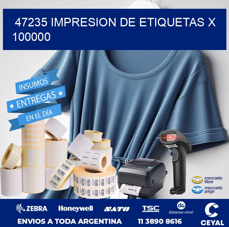 47235 IMPRESION DE ETIQUETAS X 100000