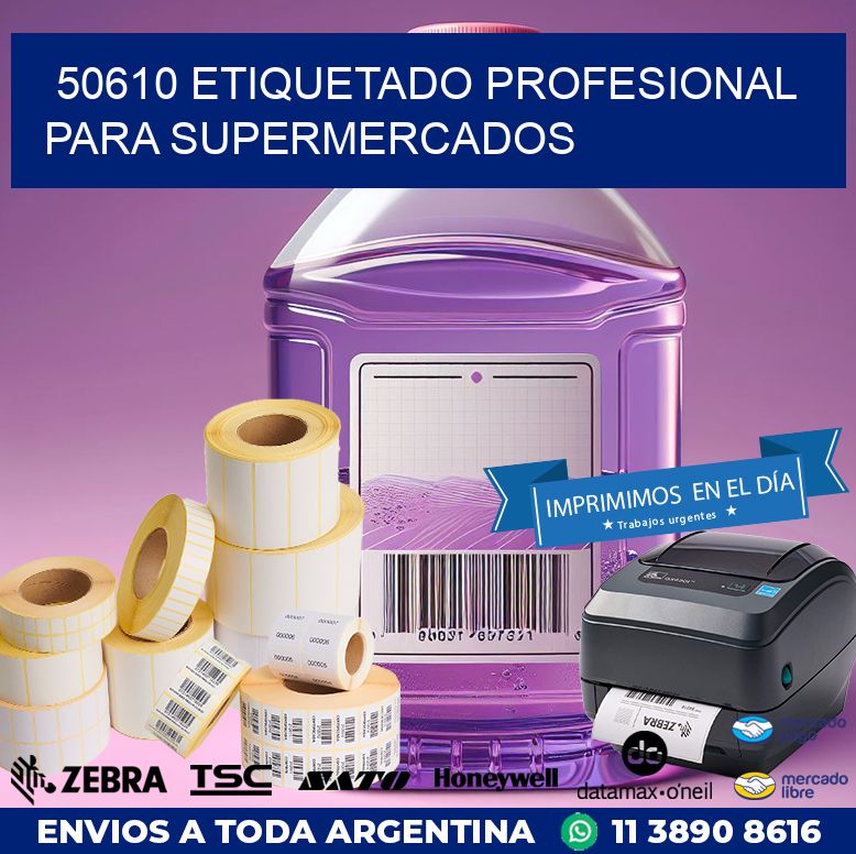50610 ETIQUETADO PROFESIONAL PARA SUPERMERCADOS