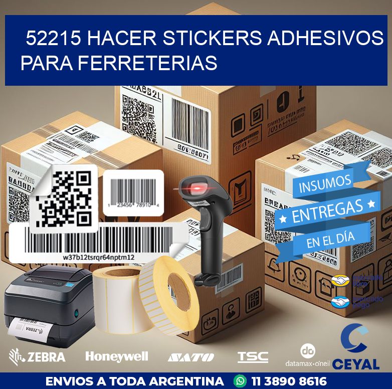 52215 HACER STICKERS ADHESIVOS PARA FERRETERIAS