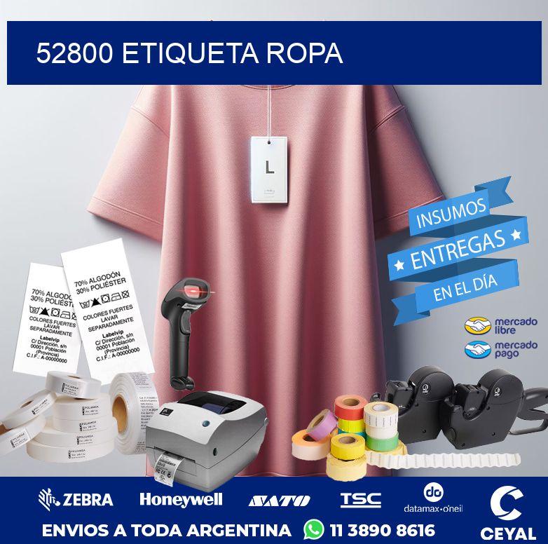 52800 ETIQUETA ROPA