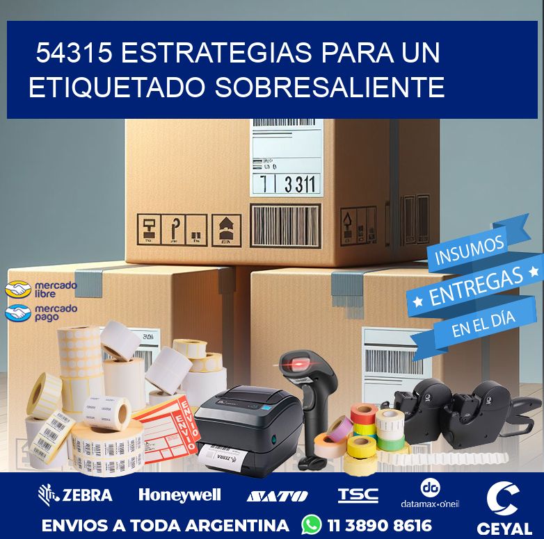 54315 ESTRATEGIAS PARA UN ETIQUETADO SOBRESALIENTE