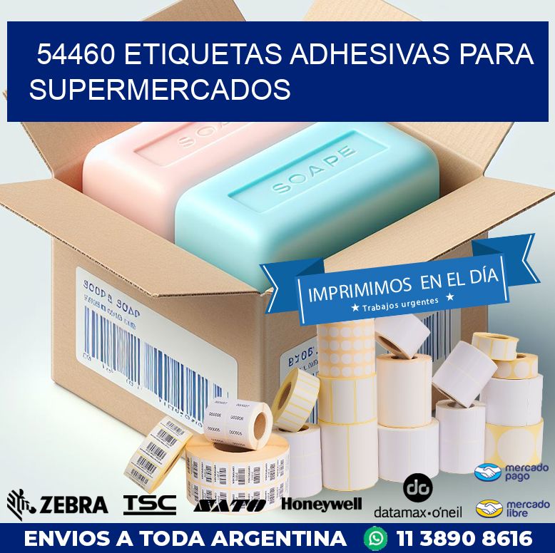 54460 ETIQUETAS ADHESIVAS PARA SUPERMERCADOS