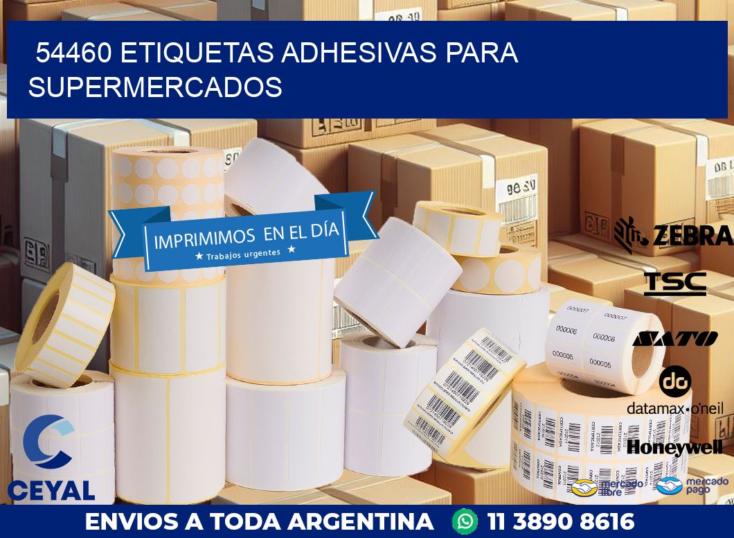 54460 ETIQUETAS ADHESIVAS PARA SUPERMERCADOS
