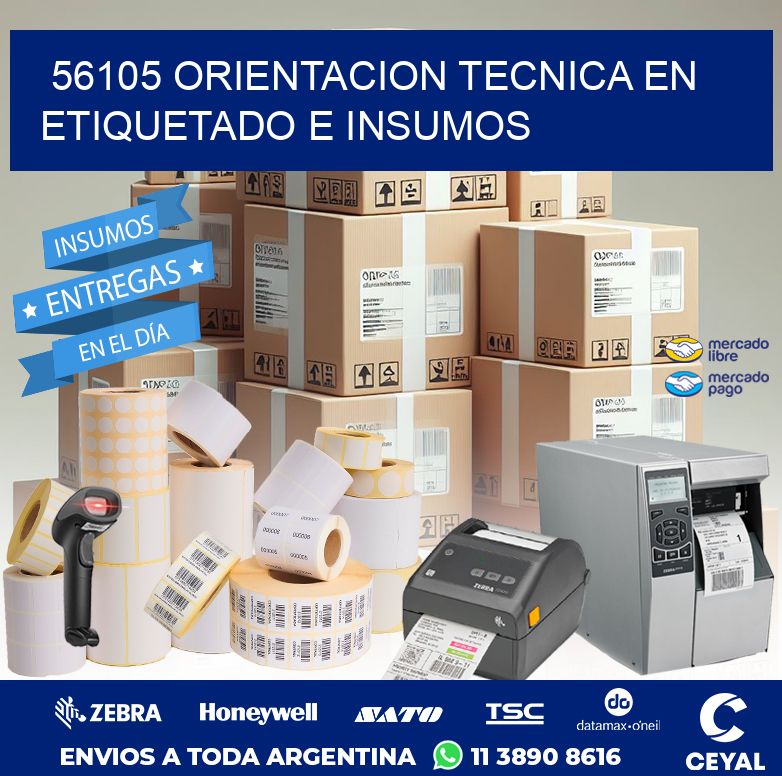 56105 ORIENTACION TECNICA EN ETIQUETADO E INSUMOS