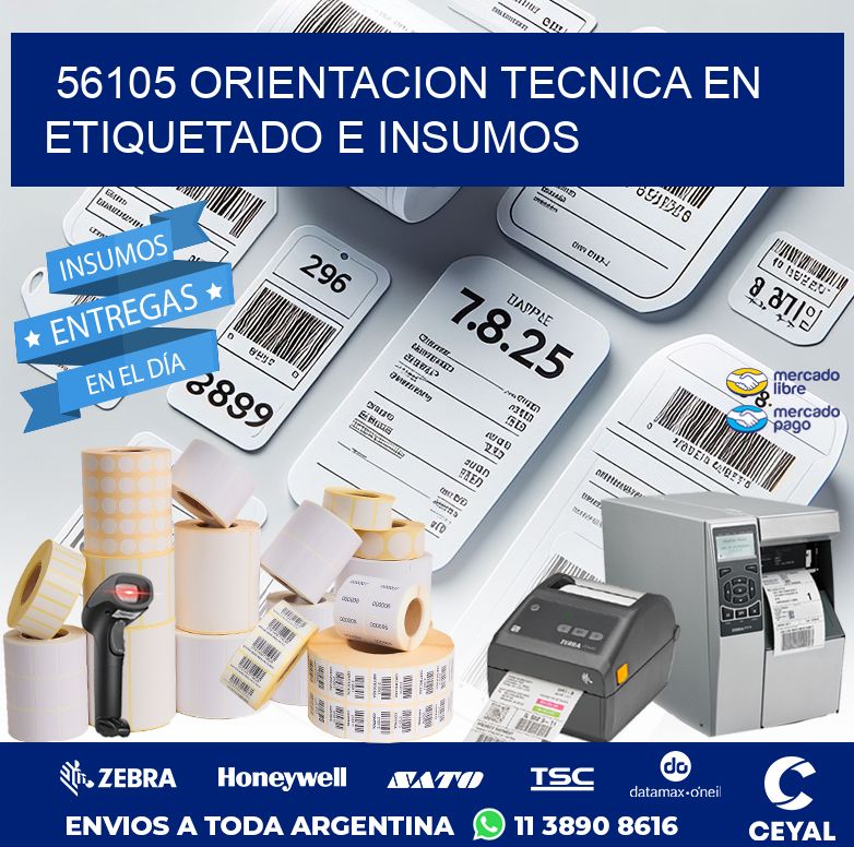 56105 ORIENTACION TECNICA EN ETIQUETADO E INSUMOS