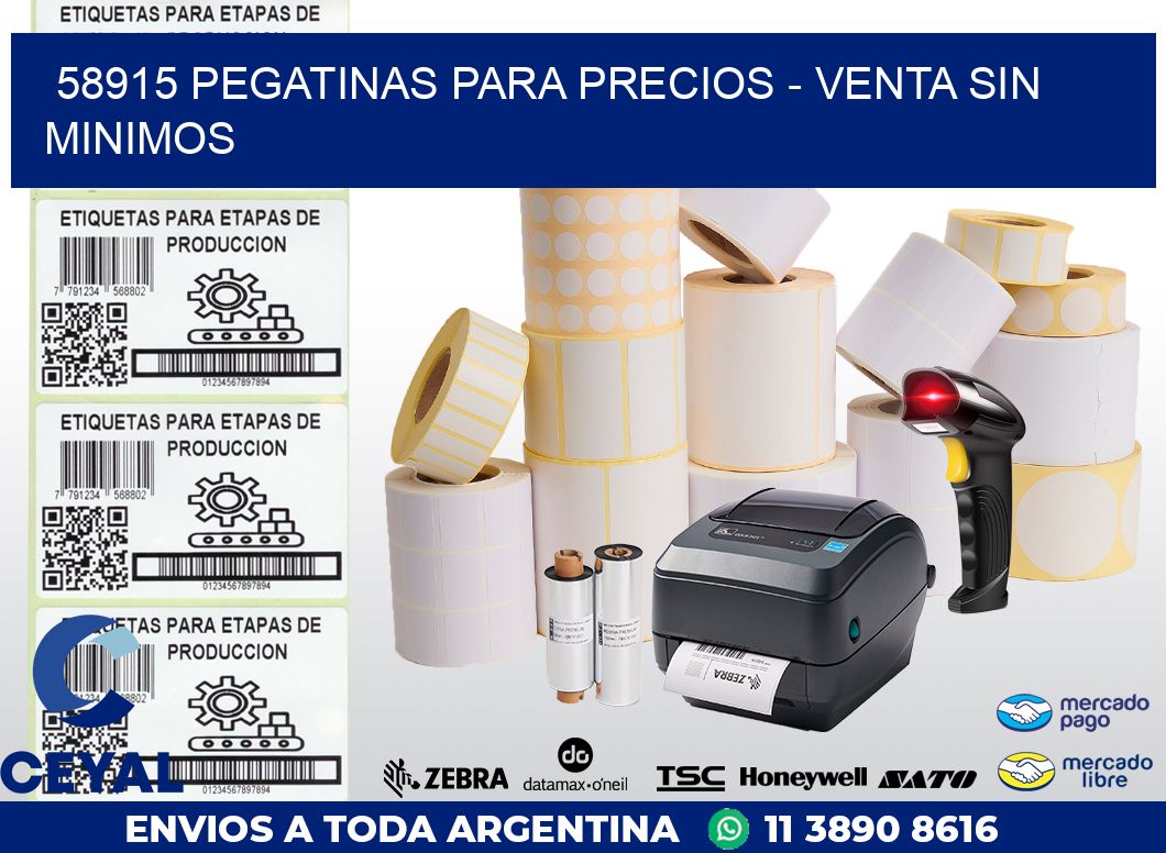 58915 PEGATINAS PARA PRECIOS - VENTA SIN MINIMOS