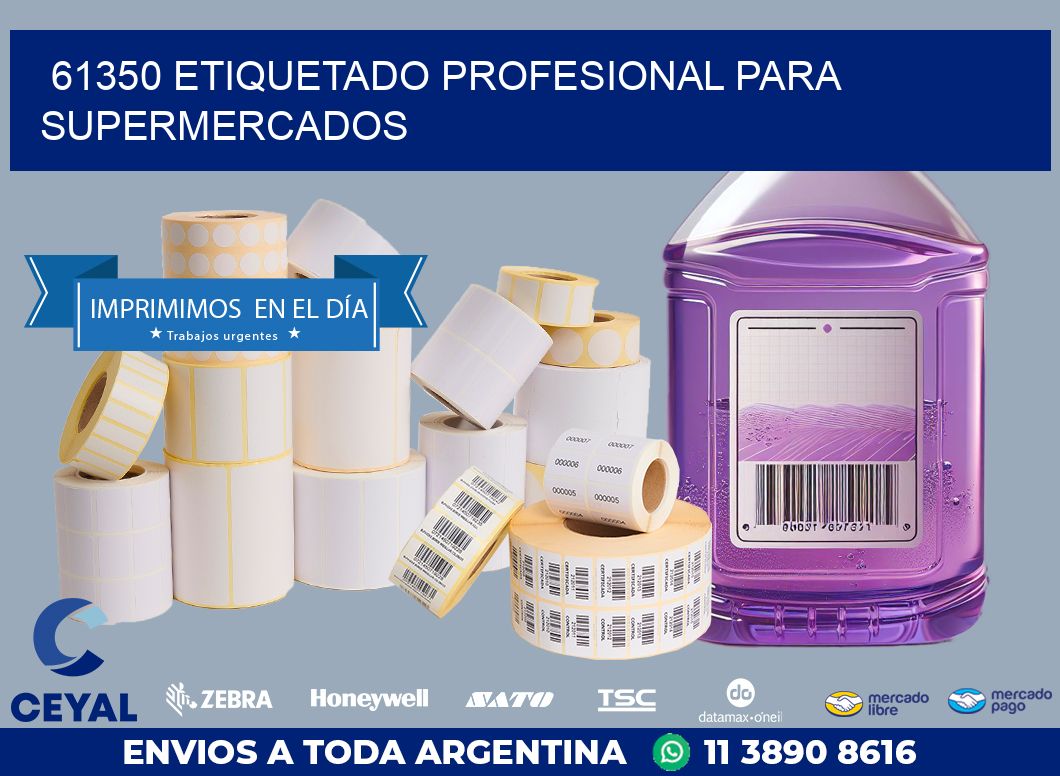 61350 ETIQUETADO PROFESIONAL PARA SUPERMERCADOS