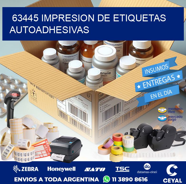 63445 IMPRESION DE ETIQUETAS AUTOADHESIVAS
