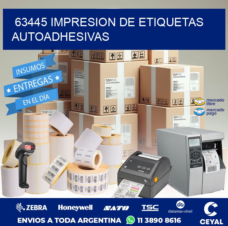 63445 IMPRESION DE ETIQUETAS AUTOADHESIVAS