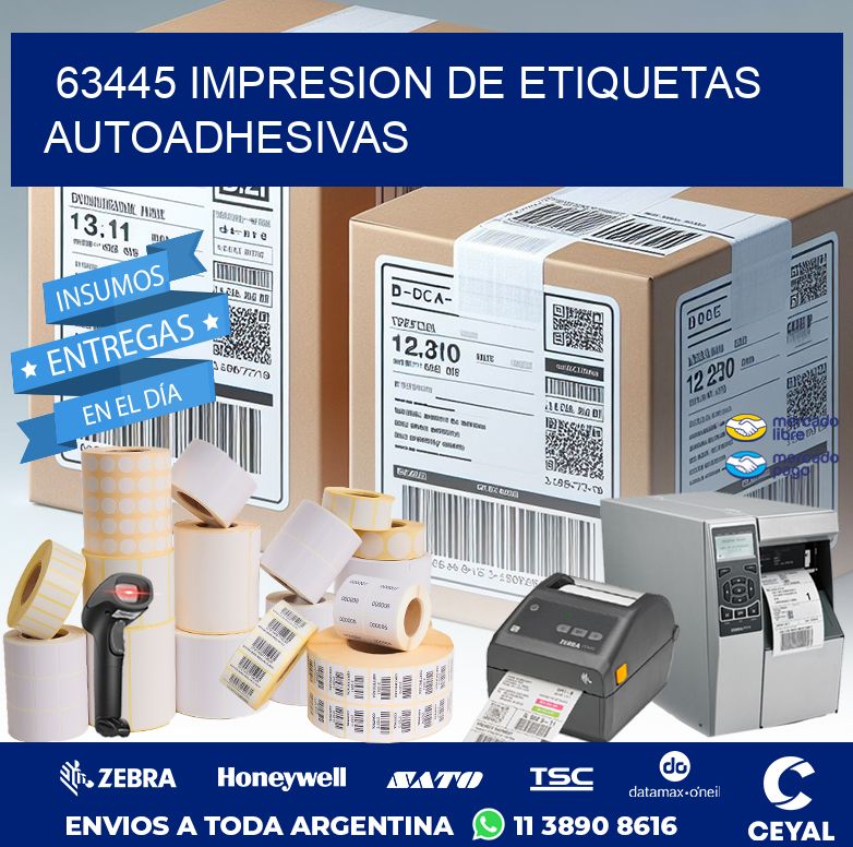 63445 IMPRESION DE ETIQUETAS AUTOADHESIVAS